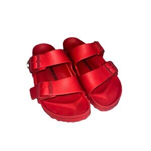Birkenstock women Arizona eva sandal Red Vegan Size 38/7